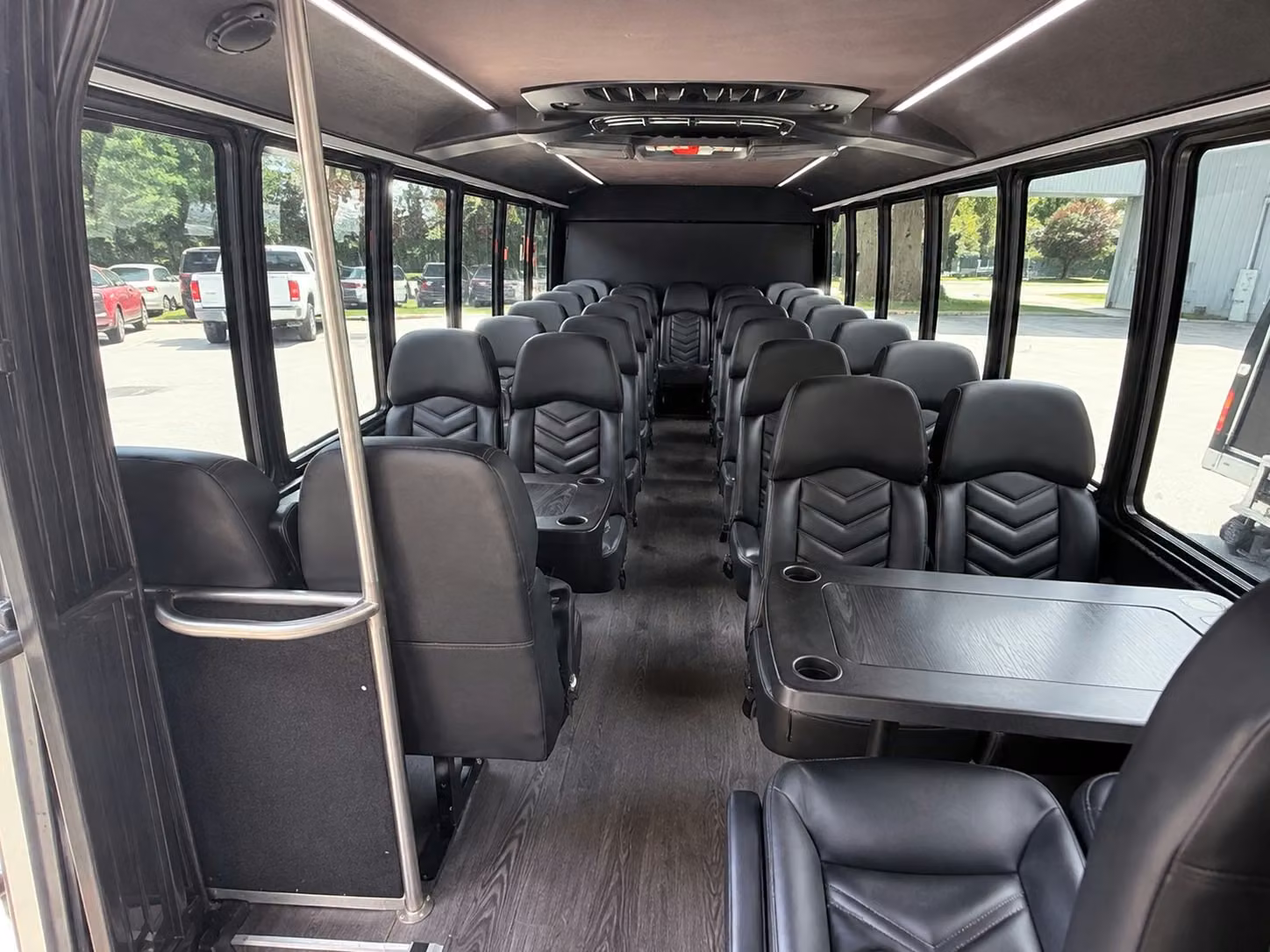 18 passenger minibus inside
