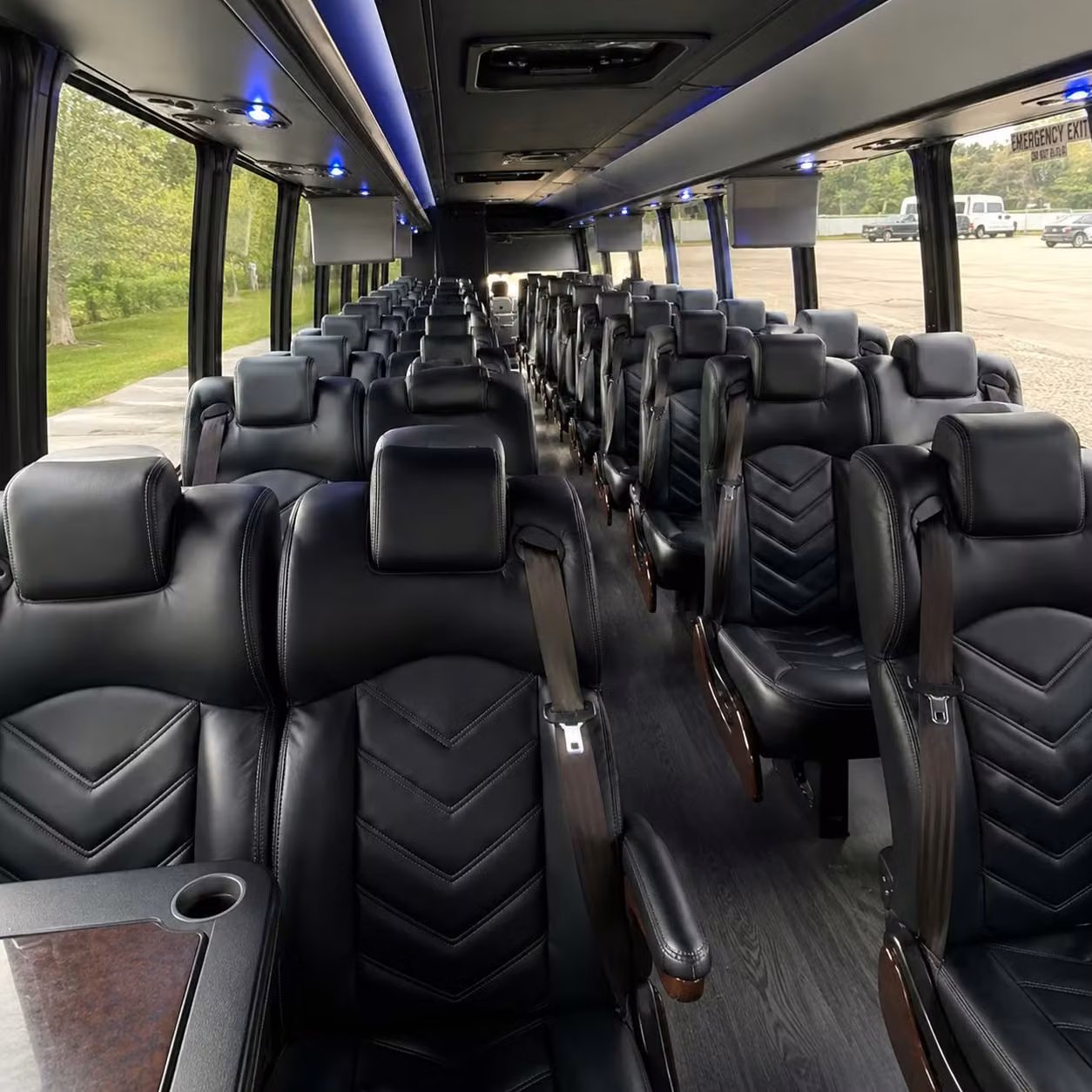 25 passenger minibus interior