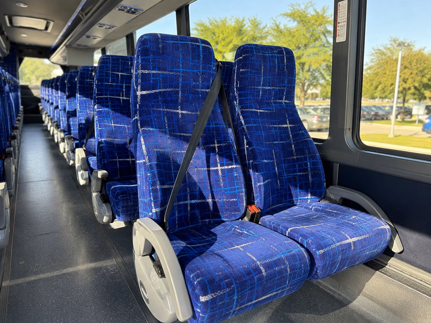 get a dedicated bridal party bus from getting ready through the grand exit